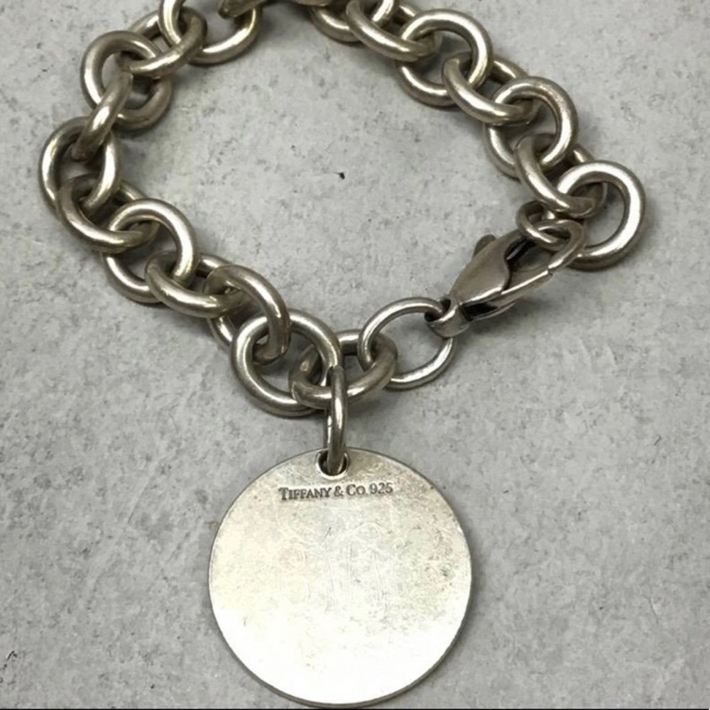 🌹6” Round RTT Tag Tiffany & Co. Bracelet sterling silver